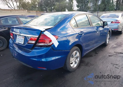 2013 Honda Civic Lx из США, поврежденный, VIN 19XFB2F55DE290252